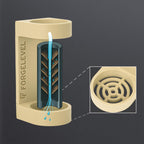 Detailansicht Schalldämpferhalters in Desert, Querschnitt eines Schalldämpfers, Korrosionschutz