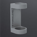 Produktbild Schalldämpferhalter L in grau, mit dunklem Hintergrund