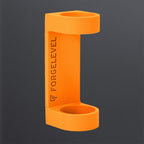 Produktbild Schalldämpferhalter M in neonorange, mit dunklem Hintergrund