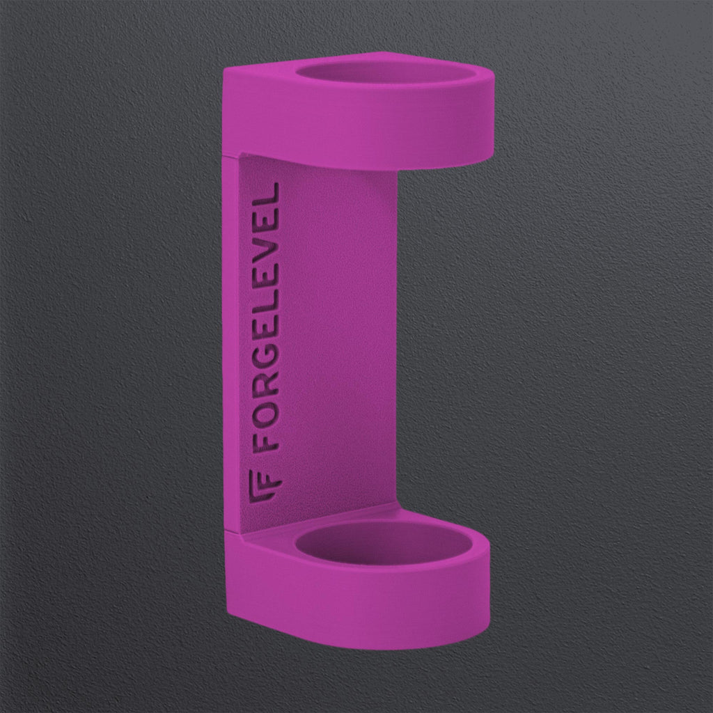 Produktbild Schalldämpferhalter M in neonpink, mit dunklem Hintergrund